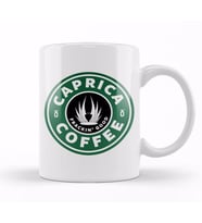 Caprica Coffee Frackin Good Battlestar Galactica Kupa Bardak Porselen