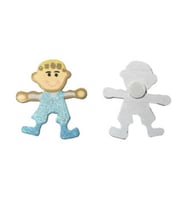 Hayaller Dükkanı Sticker bebek mavi pak:50