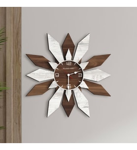 BK Gift Kişiye Özel İsimli Dekoratif 45cm Ahşap Duvar Saati-19 , Ev hediyesi , Arkadaşa Hediye , Sevgiliye Hediye