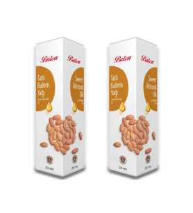 Balen Tatlı Badem Yağı Soğuk Pres 2 x 250 ml