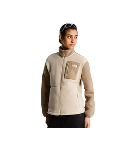 The North Face W YUMIORI FULL ZIP Kadın Outdoor Polar Ceket NF0A8E88SN41 Bej