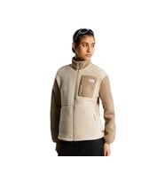 The North Face W YUMIORI FULL ZIP Kadın Outdoor Polar Ceket NF0A8E88SN41 Bej