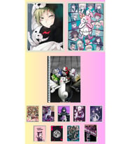 Danganronpa Poster A3 ,2 adet defter A4 1adet , fotokart 9 adet