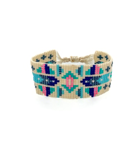 Helenist Design Miyuki Etnik Desenli Bileklik