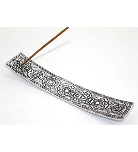 Metal Kayık 7 Çakra (Chakra) Tütsülük