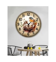 bilge Tasarım Retro Duvar Saati 40 x 40 CM (Karışık)
