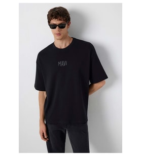 Mavi M0613581-900 Mavi Baskılı T-Shirt Erkek Tişort