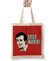 Alan Partridge Spice World Quote Bez Çanta Uzun Saplı