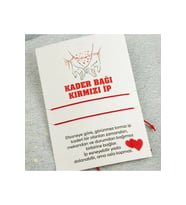 Kader Bağı Kırmızı Ip Bileklik 2 Li
