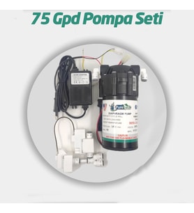 Su Arıtma Cihazı Pompa Seti,Su Arıtma Cihazını Pompalı Yap (Siyah)