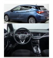 Opel Astra K Otomatik Vites Topuzu Kılıfı El Yapımı Hakiki Deri (Düz Siyah)