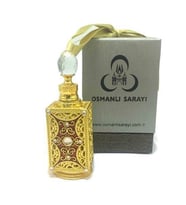 Osmanlı Sarayı Sahra-I Cedit Kokusu Sarı Kare Tasarım Şişe 12Gr