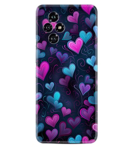 Honor 200 Kılıf Boutique Baskılı Resimli Mavi Kalp Pcode -082