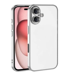iPhone 17 Razer Lensli Silikon - Gümüş