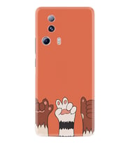 Xiaomi Mi 13 Lite Kılıf Resimli Desenli Silikon Platinium Series Three Hand 1818