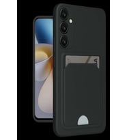 Galaxy A16 5G Kılıf Kelvin Kartvizitli Silikon - Siyah