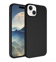 Coverzone Apple iPhone 15 Plus ?le Uyumlu K?l?f Z-Mara Lansman Vieri Tam Koruma Arka Kapak Kamera Koruma �?k?nt?l? P�r�zs�z Y�zey Siyah