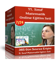 11. Sınıf Matematik Online Görüntülü Eğitim Seti