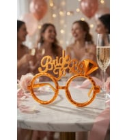 Rose Gold Bride To Be Parti Gözlüğü Bekarlığa Veda Plastik Parti Fotoğraf Aksesuarı