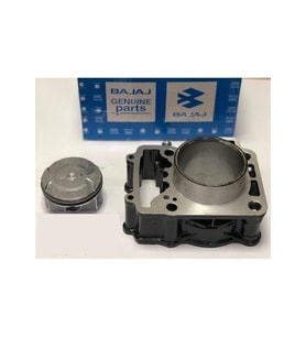 Bajaj Pulsar NS 200-RS 200 Silindir Piston Seti Orjinal Komple Set-ARASMOTO (Siyah)