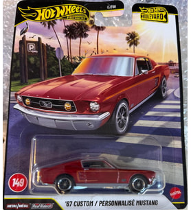 Hot Wheels '67 Custom Ford Mustang 149 Boulevard 2026 1:64 Model Araba Çocuk Oyuncak Araba Muscle Ca