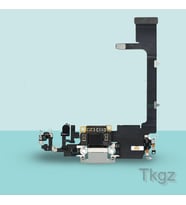 Apple İphone 11 PRO Full Şarj Soketi Filmi FLEX (GÜMÜŞ)