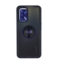 Oppo A74 4g Kılıf Montreal Yüzüklü Silikon Kapak - Lacivert