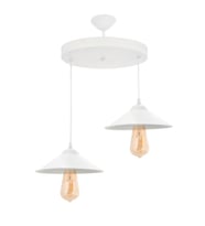 RİOLİGHT İKİLİ  METAL SARKIT ÇAP: 30CM (Siyah)