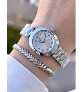 Daniel Klein Retro Mini Kasa Vintage Seri 2 Yıl Garantili 3 Atm Kadın Kol Saati BDK.1.13788.9 (Rose - Gümüş)