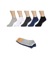 5 Çift Dikişsiz Pamuklu Çok Renkli Unisex Patik Çorap Yazlık Dayanıklı Topuk Ve Burun