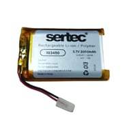 Sertec 103450 3.7V 2000 Mah Li-Polymer Pil (DEVRELI/1.5A)