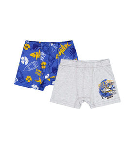 Domi Kids Shark  2-8 Yaş Erkek Çocuk 2'li Boxer - Standart
