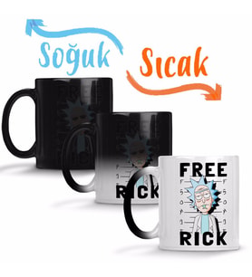 Free Rick Sihirli Kupa Bardak Porselen