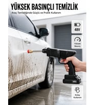 2025 48V Şarjlı Basınçlı Temizlik Tabancası A Kalite Seri