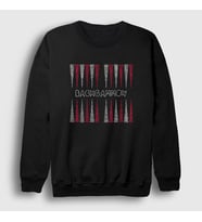 Presmono Unisex Siyah Words Backgammon Tavla Oyun V2 Sweatshirt 419148tt