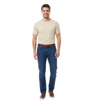 Erkek Büyük Beden Regular Kalıp Jeans Pantolon 320 BGL-ST05159 (İndigo)