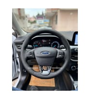Ford Transit 2020 Derili Direksiyon 2024  Araca Özel Orijinal Kaplama Deri Direksiyon Kılıfı