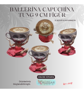BALLERİNA CAPUCHİNA 9 cm Figür Tung Tung Sahur Karakteri Balerina (Pembe)