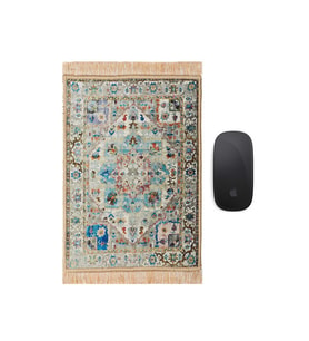 Bursa İpek Mint Dekoratif Küçük Halı Mousepad