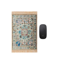 Bursa İpek Mint Dekoratif Küçük Halı Mousepad