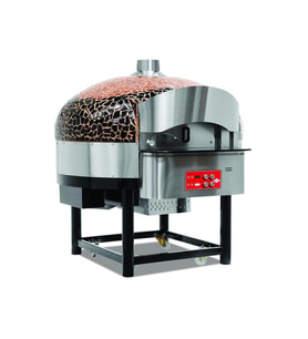 Empero EMP.SPO.02-BB-LPG Gazlı Döner Tabanlı Pizza Fırını 9 Pizza Kapasiteli - Kahverengi, Siyah LPG'li