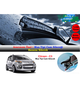 Citroen C3 Picasso Muz Silecek Takımı 2010-2015
