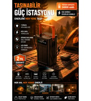 Çok Amaçlı Solar Powerbank Yüksek Kapasiteli Taşınabilir Şarj Cihazı 80000 mAh
