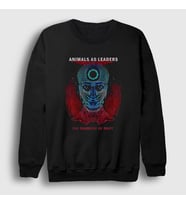 Presmono Unisex Siyah Madness V2 Animals As Leaders Sweatshirt 523178tt