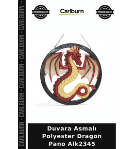 Özel Üretim Duvar Dekoru Ejderha Figürlü Salon Aksesuarı Duvara Asmalı Polyester Dragon Pano Alk2345