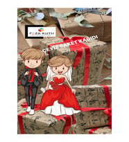 Çeyiz Paketleme KağıdI Kraft Kağıt Ambalaj Kağıdı Hediye Kağıdı Kraft Kutu Yılbaşı 70x100 (10 ADET)