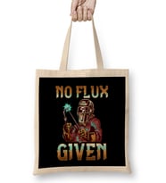 No Flux Given Welder Pun Professional Welding Joke Bez Çanta Uzun Saplı