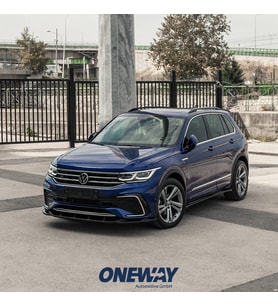 VW Tiguan MK2 R/R-Line Facelift 2020+ Ön Lip (Siyah)