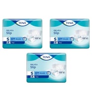 Tena Proskin Slip Plus 6 damla Küçük Boy Small Belbantlı Hasta Bezi 30'lu 3 paket / 90 adet
