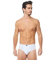 Tutku Erkek %100 Pamuklu Penye Slip Külot Beyaz 0109 - 6 Adet